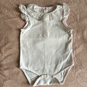 Body, light pink, with lace, tartine et chocolat, 1y